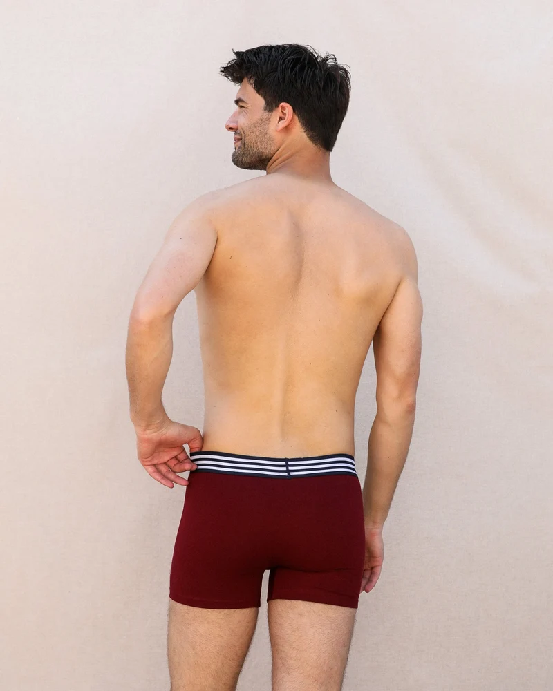 BOXER BEN BORDEAUX | MADE IN FRANCE & BIO