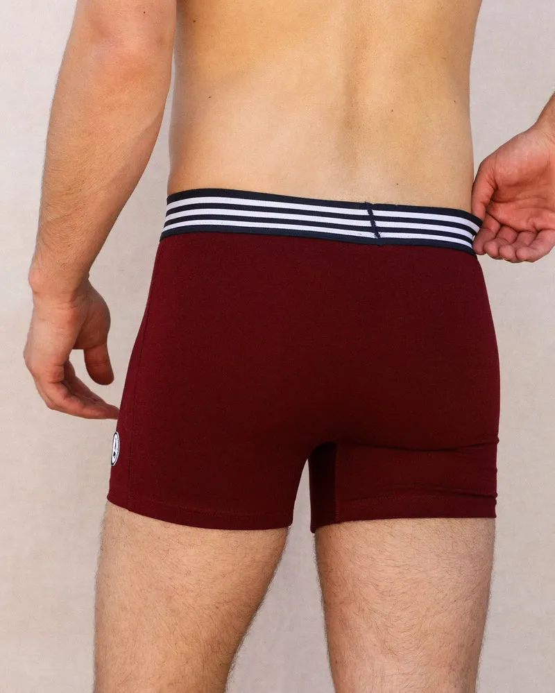 BOXER BEN BORDEAUX | MADE IN FRANCE & BIO