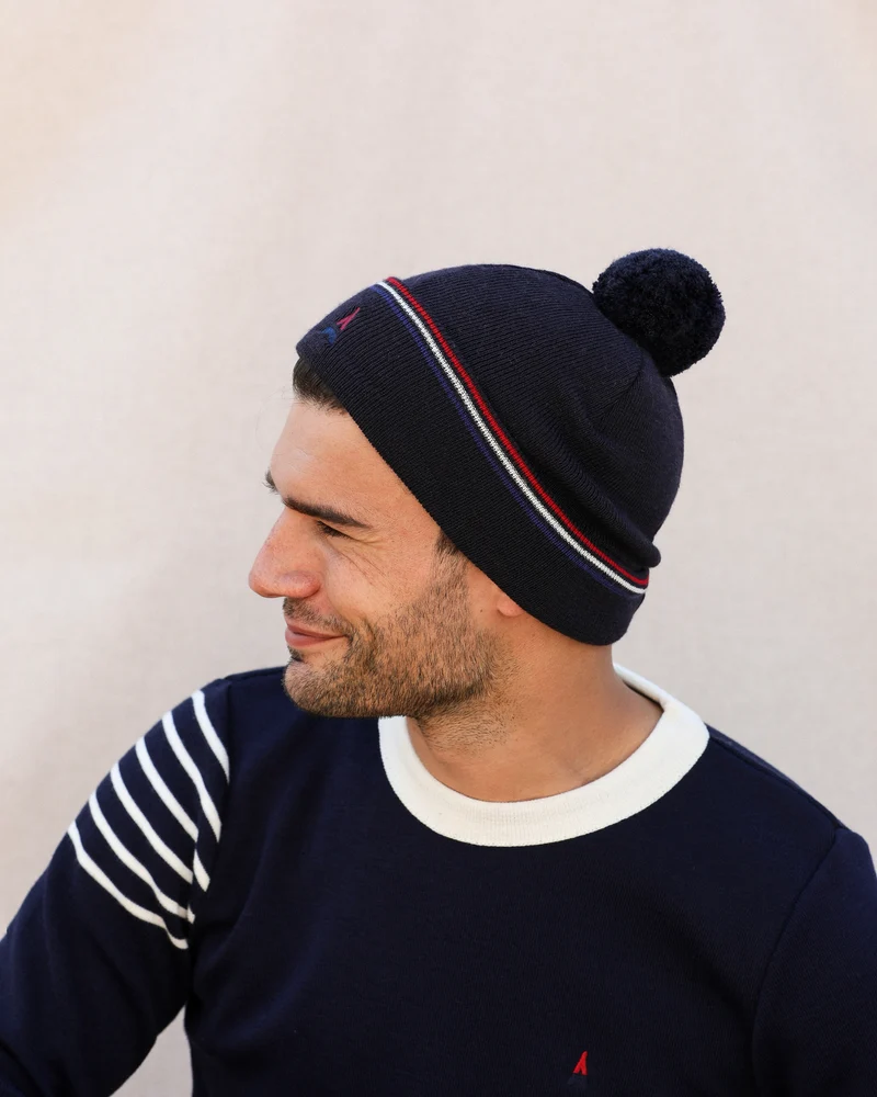 BONNET BONNIE BLEU MARINE | MADE IN FRANCE