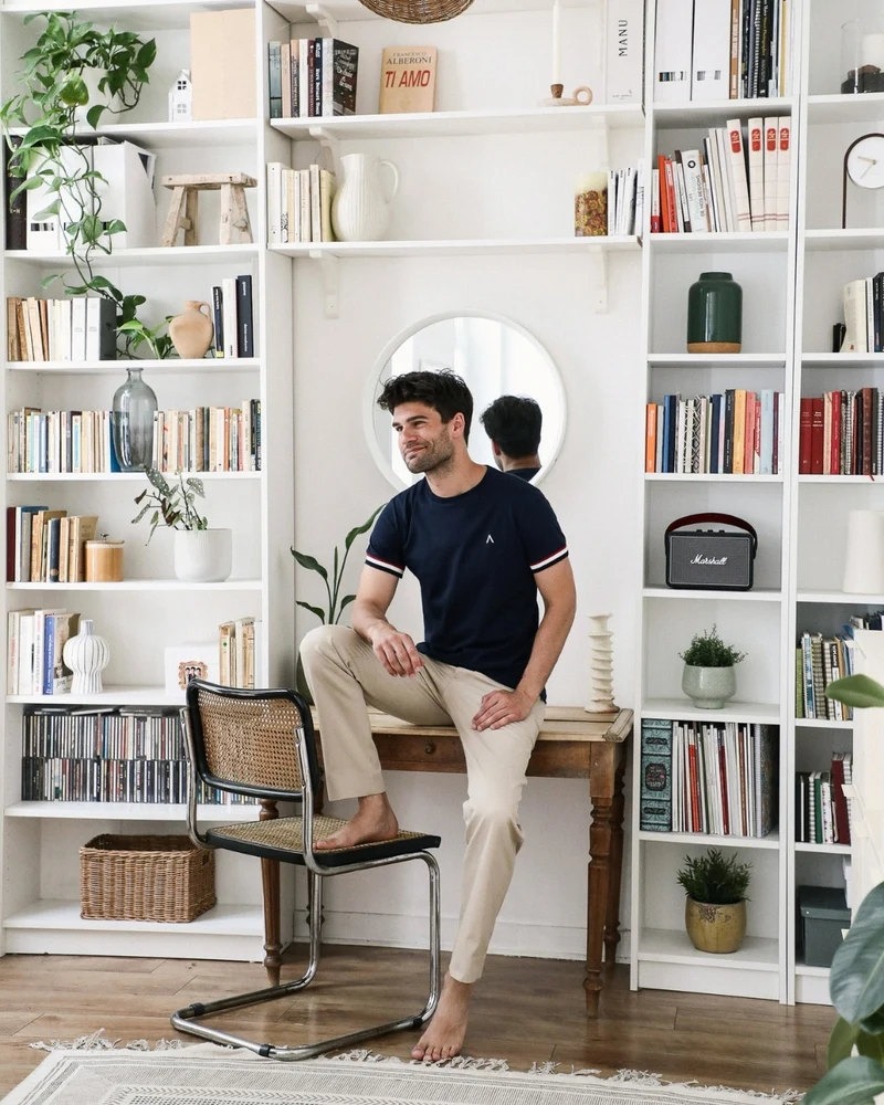 T-SHIRT GAULOIS BLEU | COTON BIO