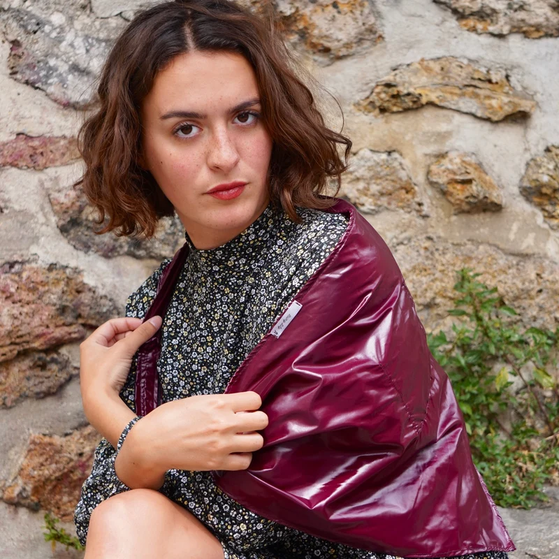FOULARD PRUNE