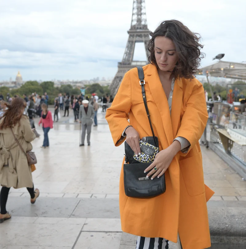 ÉCHARPE PANTHÈRE JAUNE