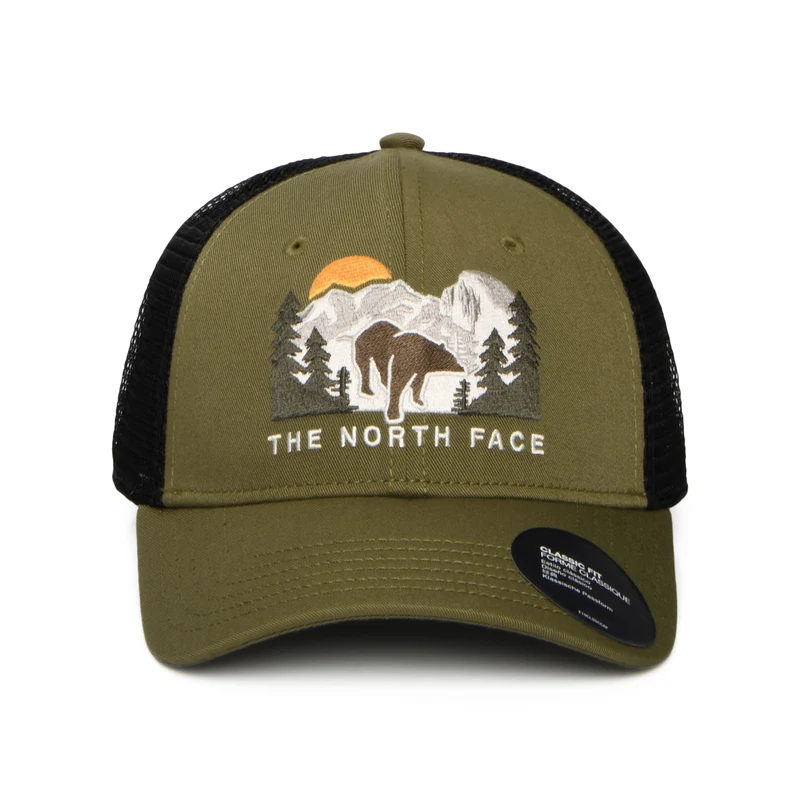 Casquette Trucker Recyclé Embroidered Mudder mousse THE NORTH FACE