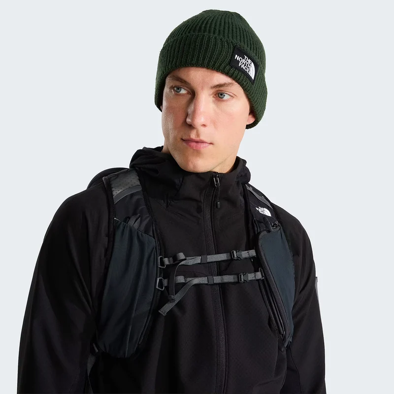 Bonnet Recyclé TNF Logo Box vert bouteille THE NORTH FACE