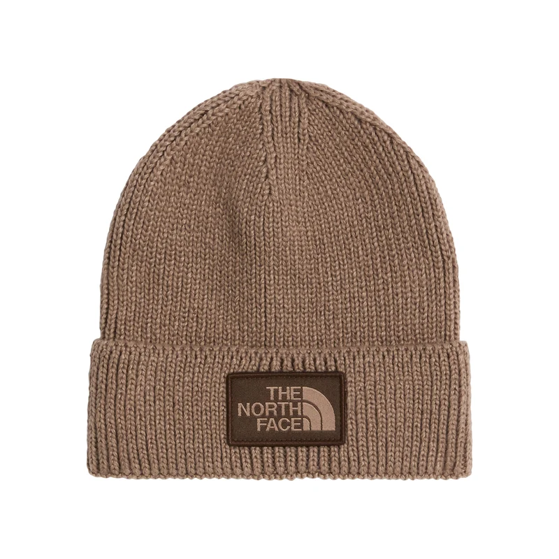 Bonnet Recyclé TNF Logo Box taupe THE NORTH FACE