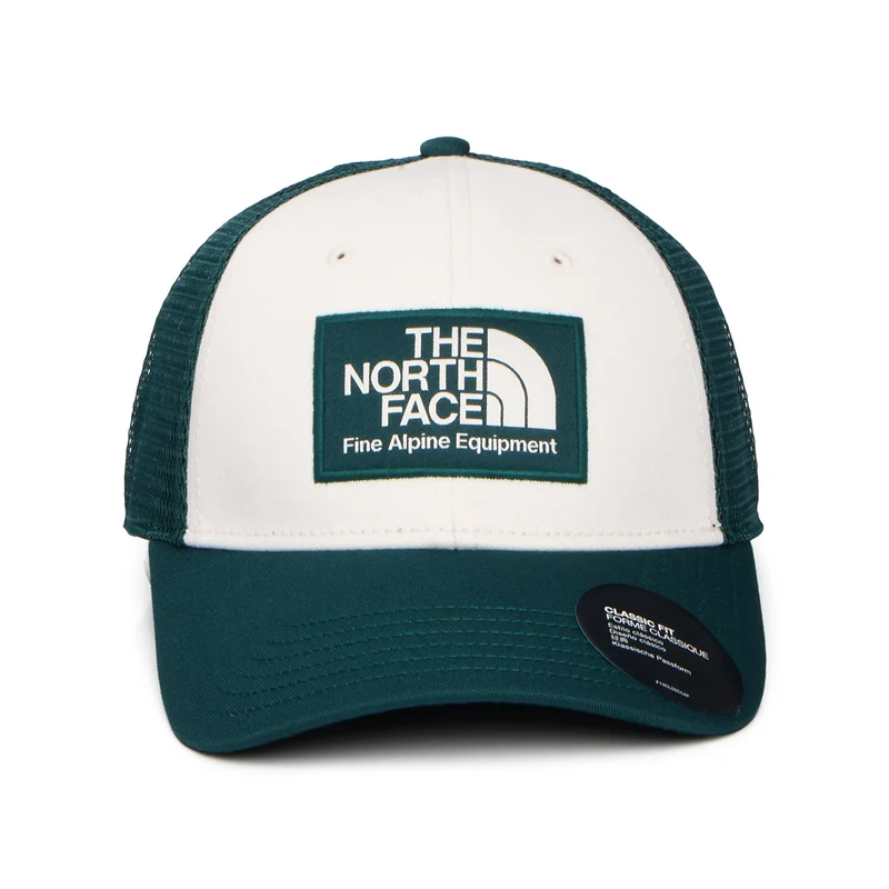 Casquette Trucker Recyclée Mudder blanc cassé-bleu sarcelle THE NORTH FACE