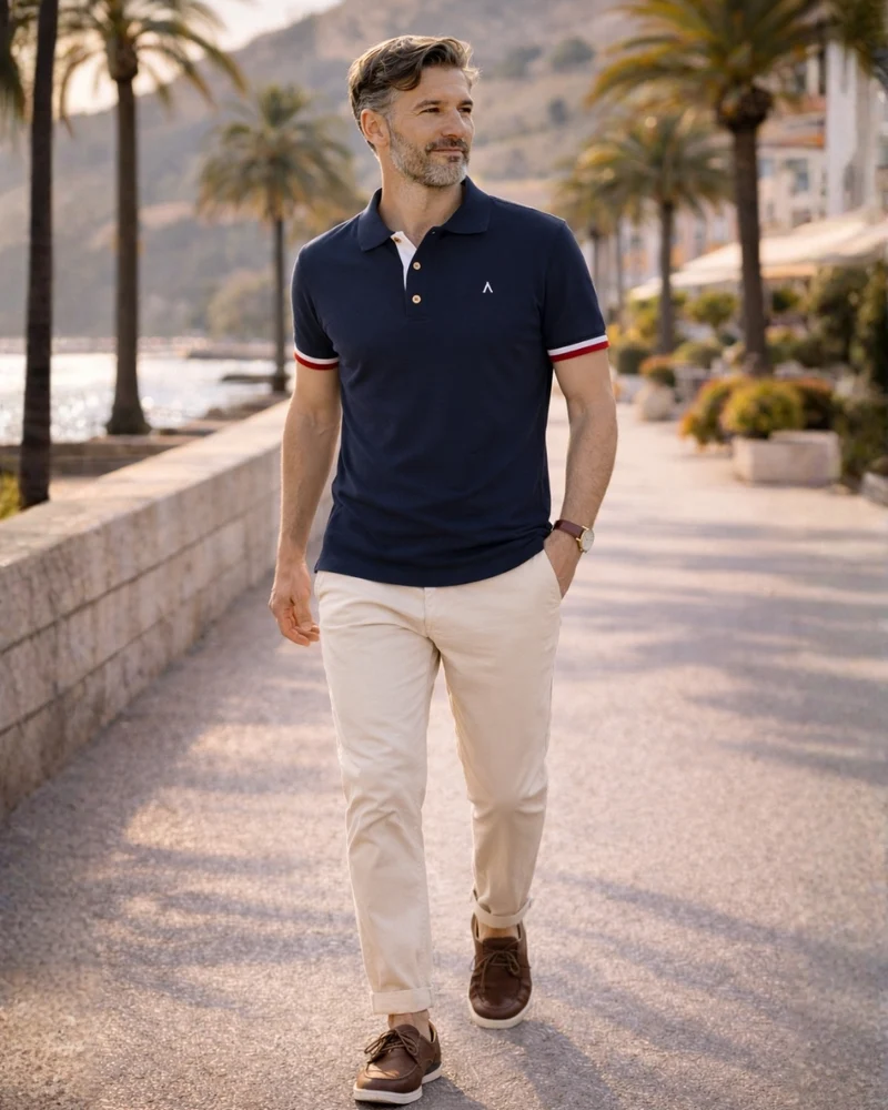 POLO PAUL BLEU | COTON BIO