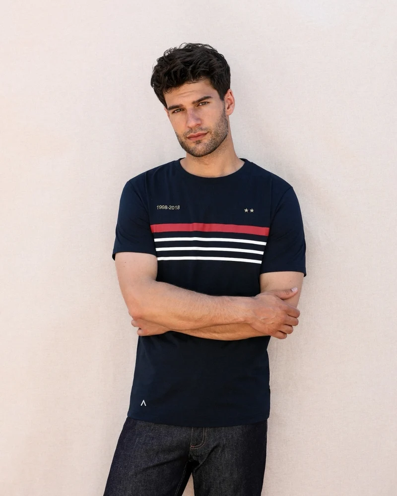 T-SHIRT DIDIER BLEU | COTON BIO