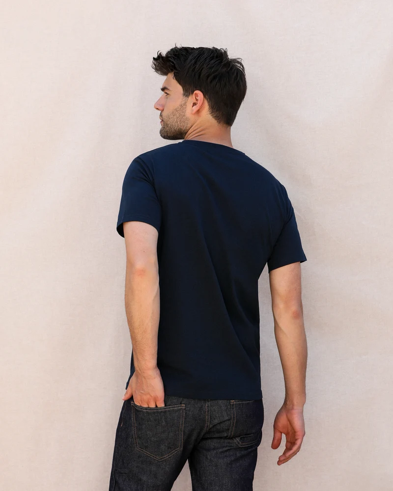 T-SHIRT EN VOITURE SIMONE BLEU | COTON BIO