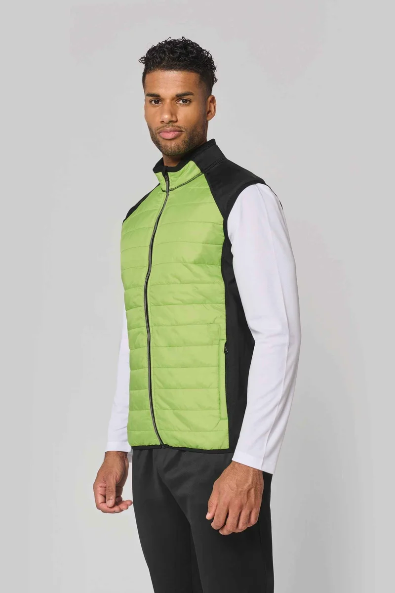 PA235 - Veste sport bi-matière sans manches unisexe