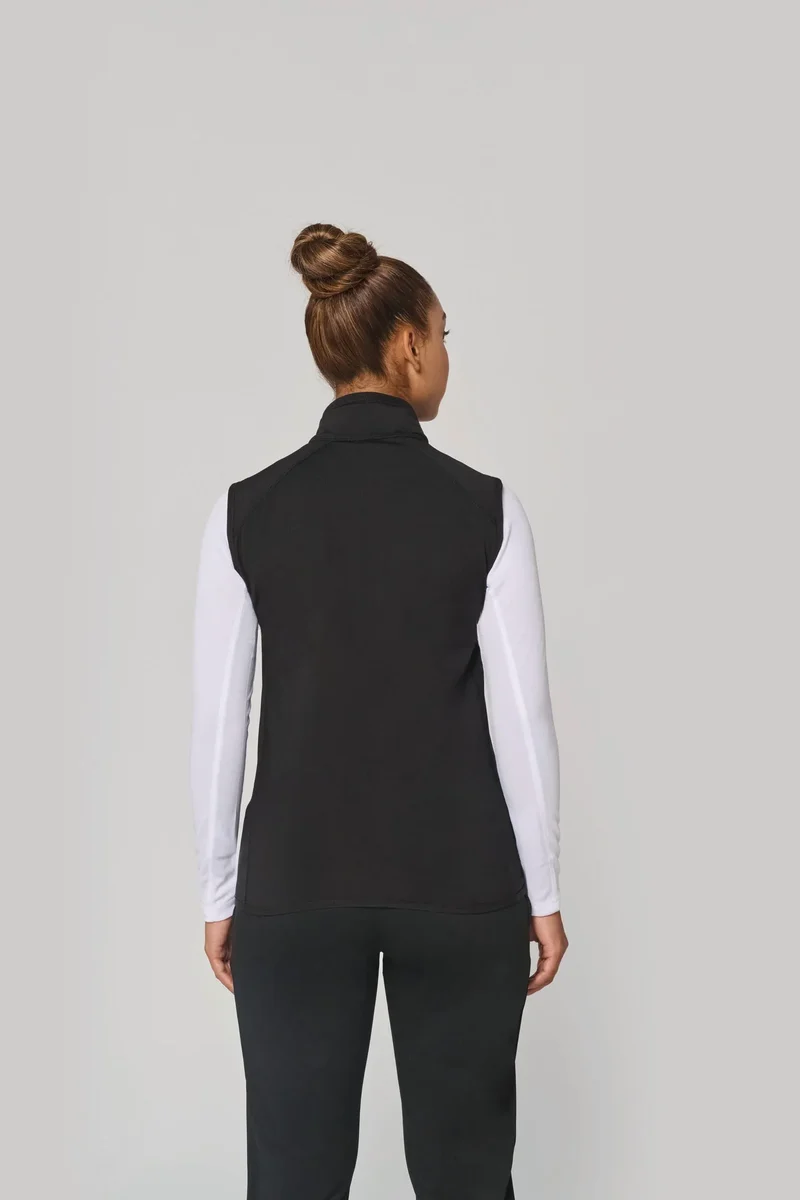 PA235 - Veste sport bi-matière sans manches unisexe
