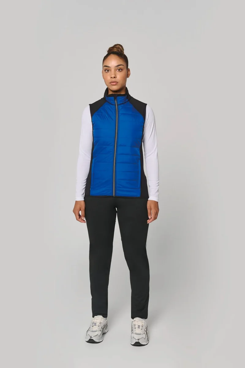 PA235 - Veste sport bi-matière sans manches unisexe