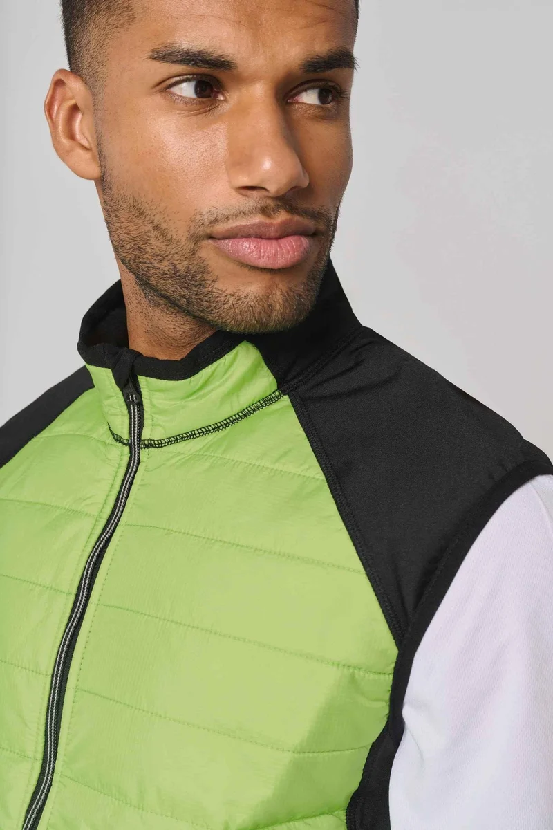 PA235 - Veste sport bi-matière sans manches unisexe