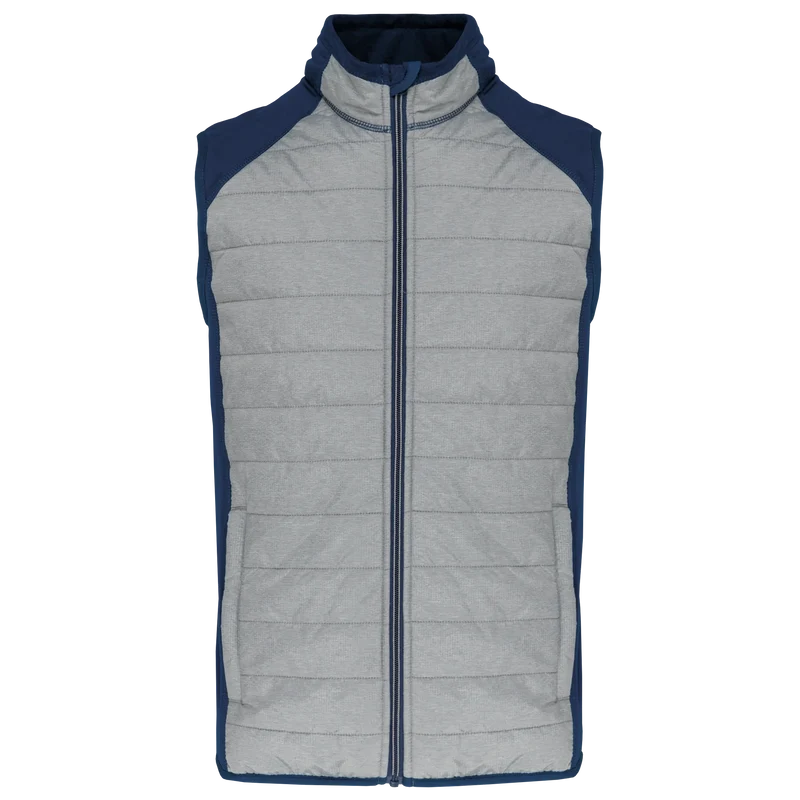 PA235 - Veste sport bi-matière sans manches unisexe