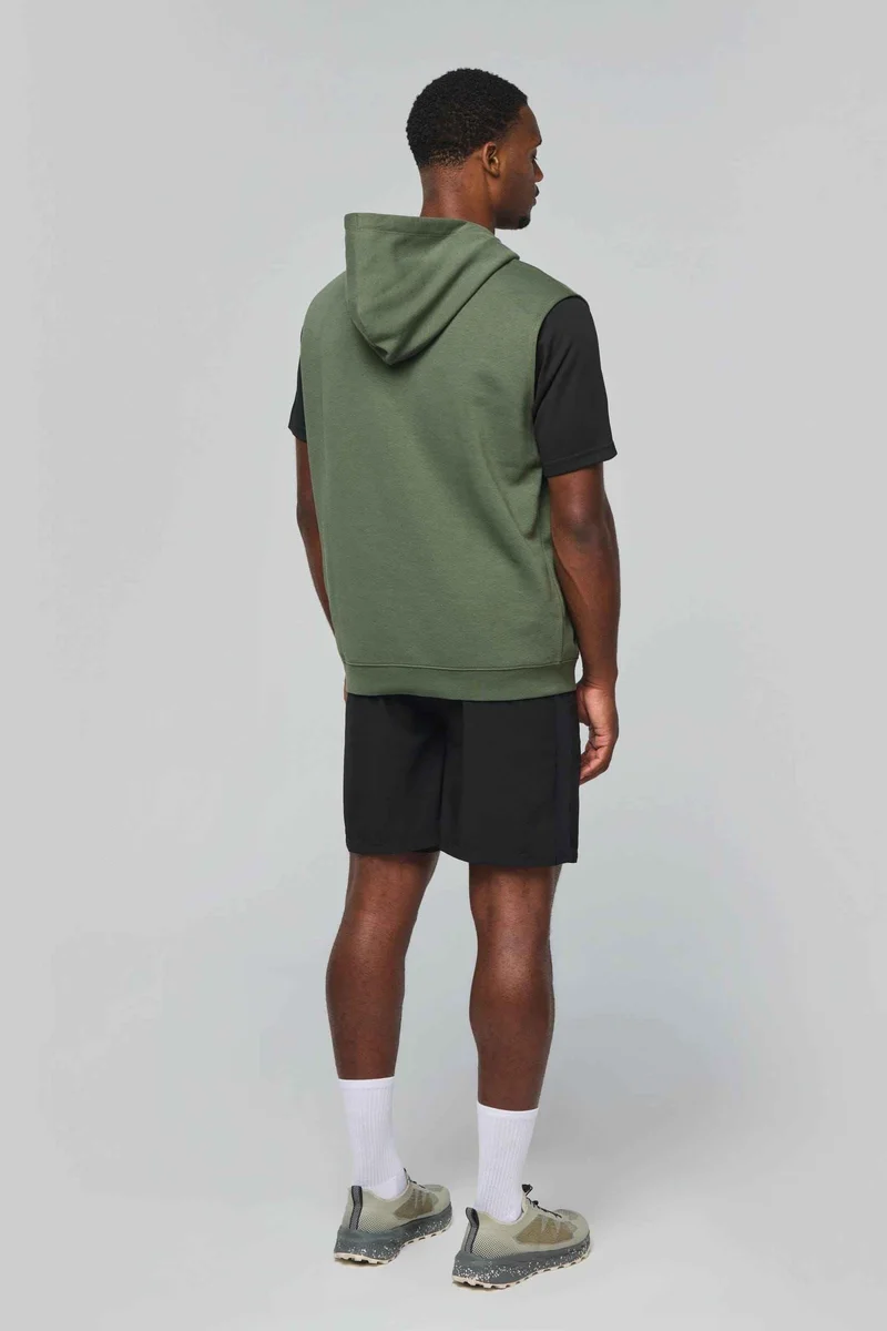 PA393 - Sweat-shirt à capuche sans manches unisexe