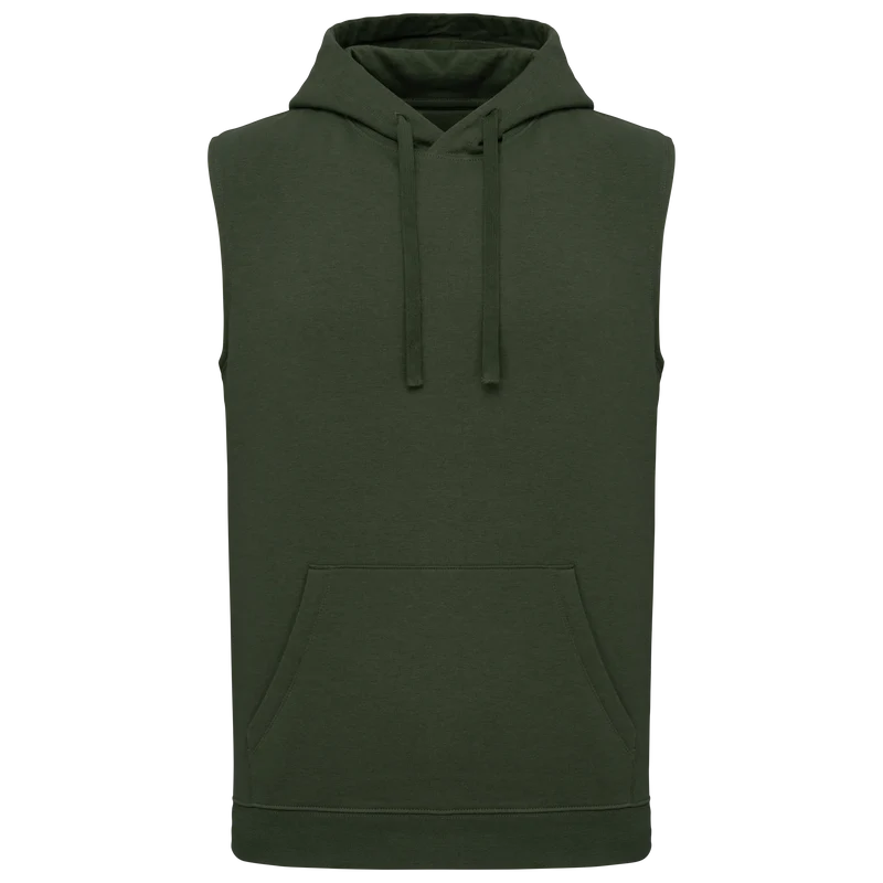 PA393 - Sweat-shirt à capuche sans manches unisexe