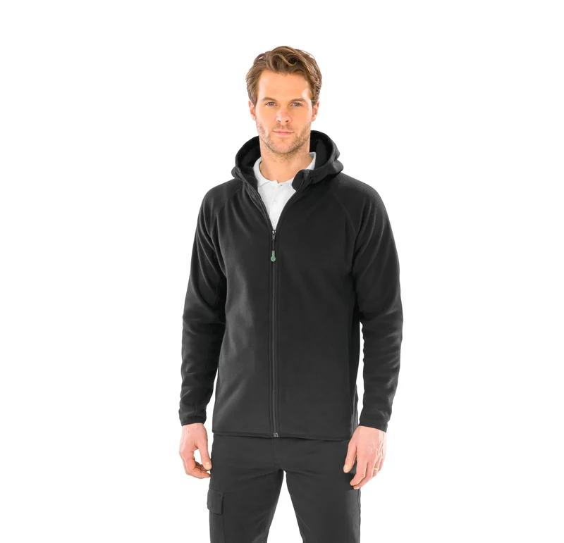 R906X - Veste à capuche en micropolaire recyclée