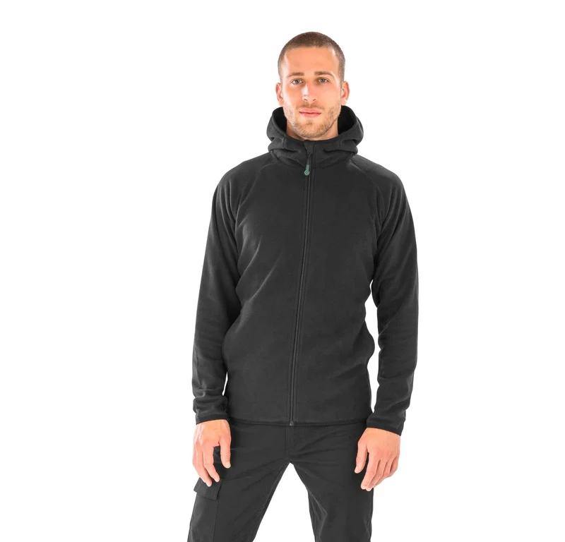 R906X - Veste à capuche en micropolaire recyclée