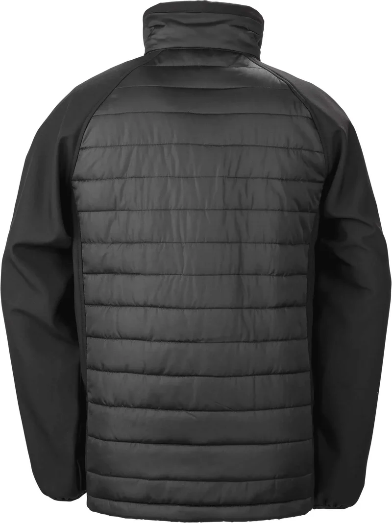 R237X - Veste softshell rembourrée black compass recyclée