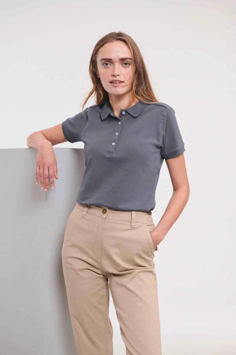 RU566F - Polo Stretch Femme