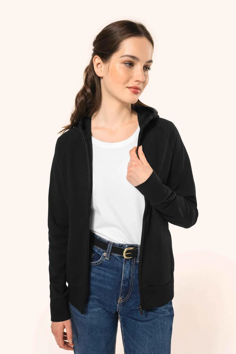 PK401 - Veste zippée à capuche femme
