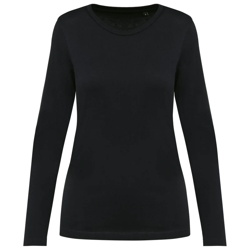 PK303 - T-shirt Supima® col rond manches longues femme