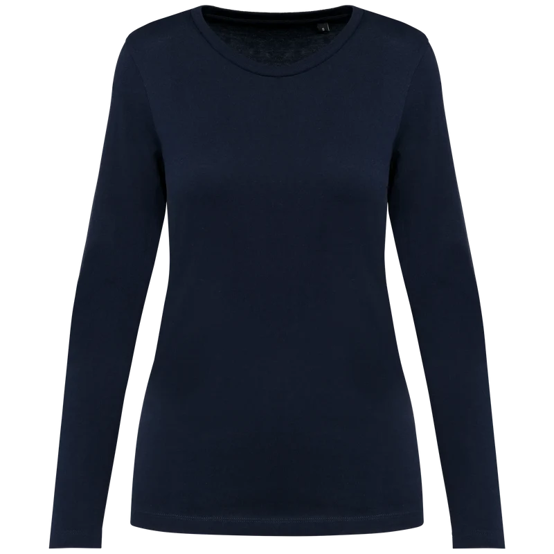 PK303 - T-shirt Supima® col rond manches longues femme