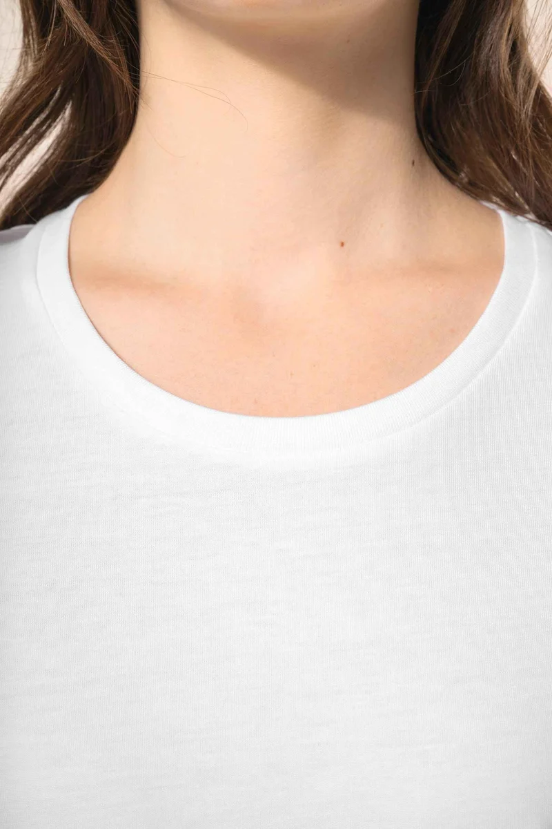 PK301 - T-shirt Supima® col rond manches courtes femme