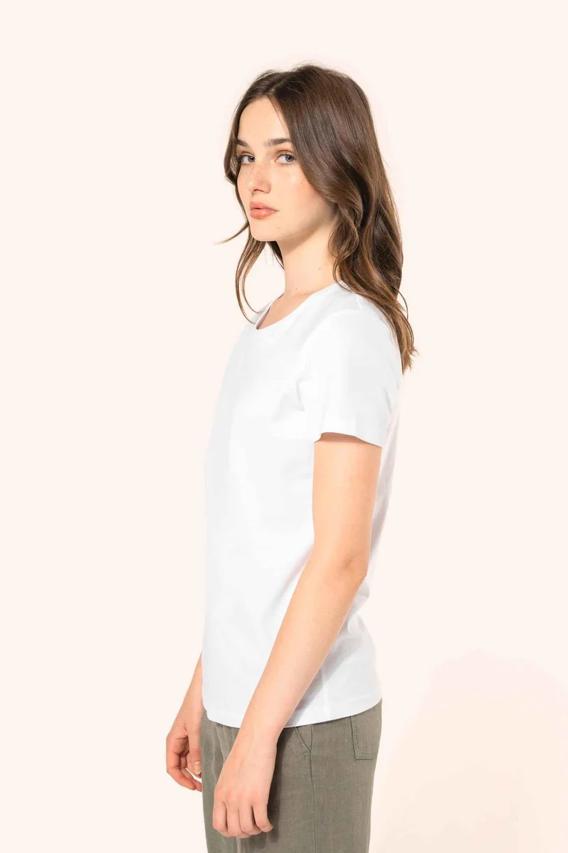 PK301 - T-shirt Supima® col rond manches courtes femme