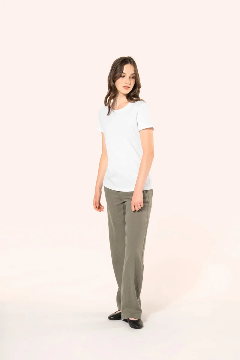 PK301 - T-shirt Supima® col rond manches courtes femme