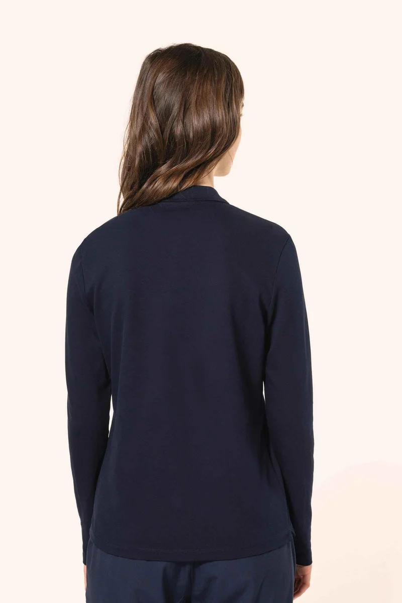 PK203 - Polo Supima® manches longues femme