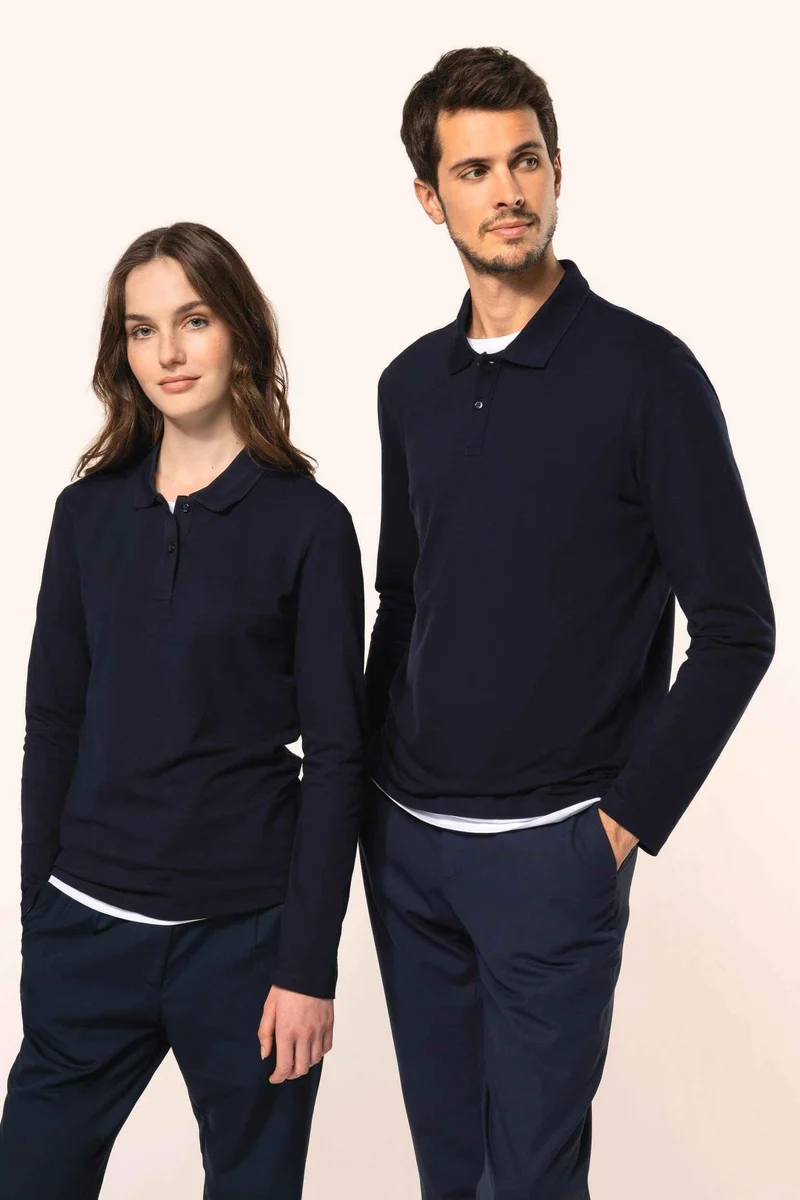 PK203 - Polo Supima® manches longues femme