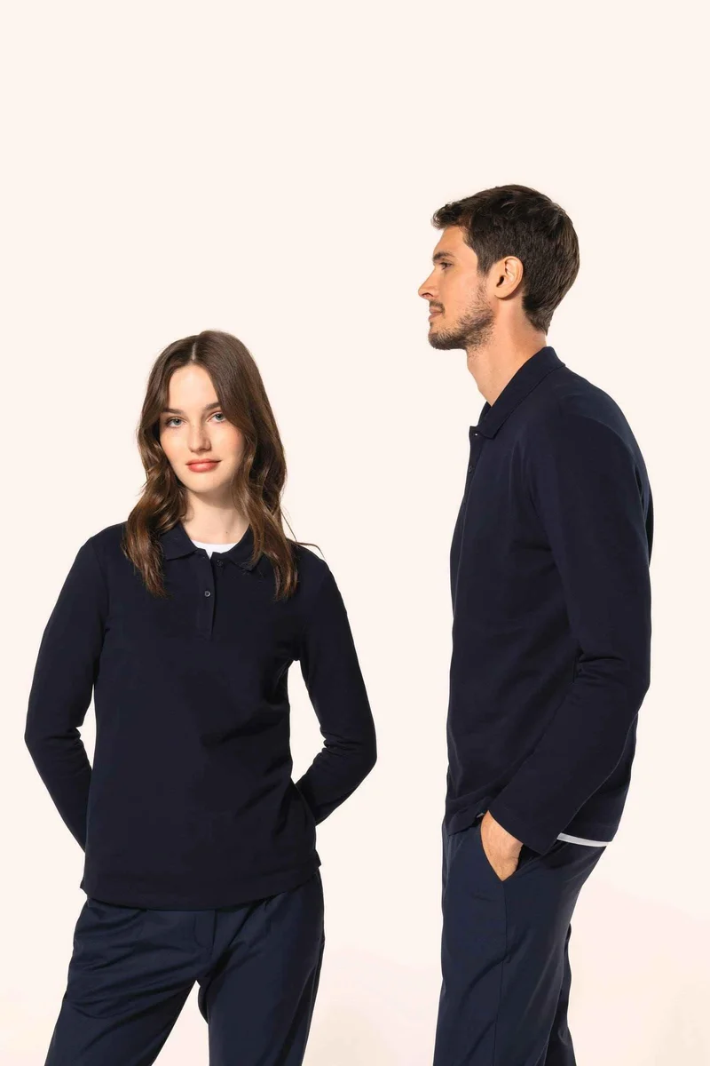 PK203 - Polo Supima® manches longues femme