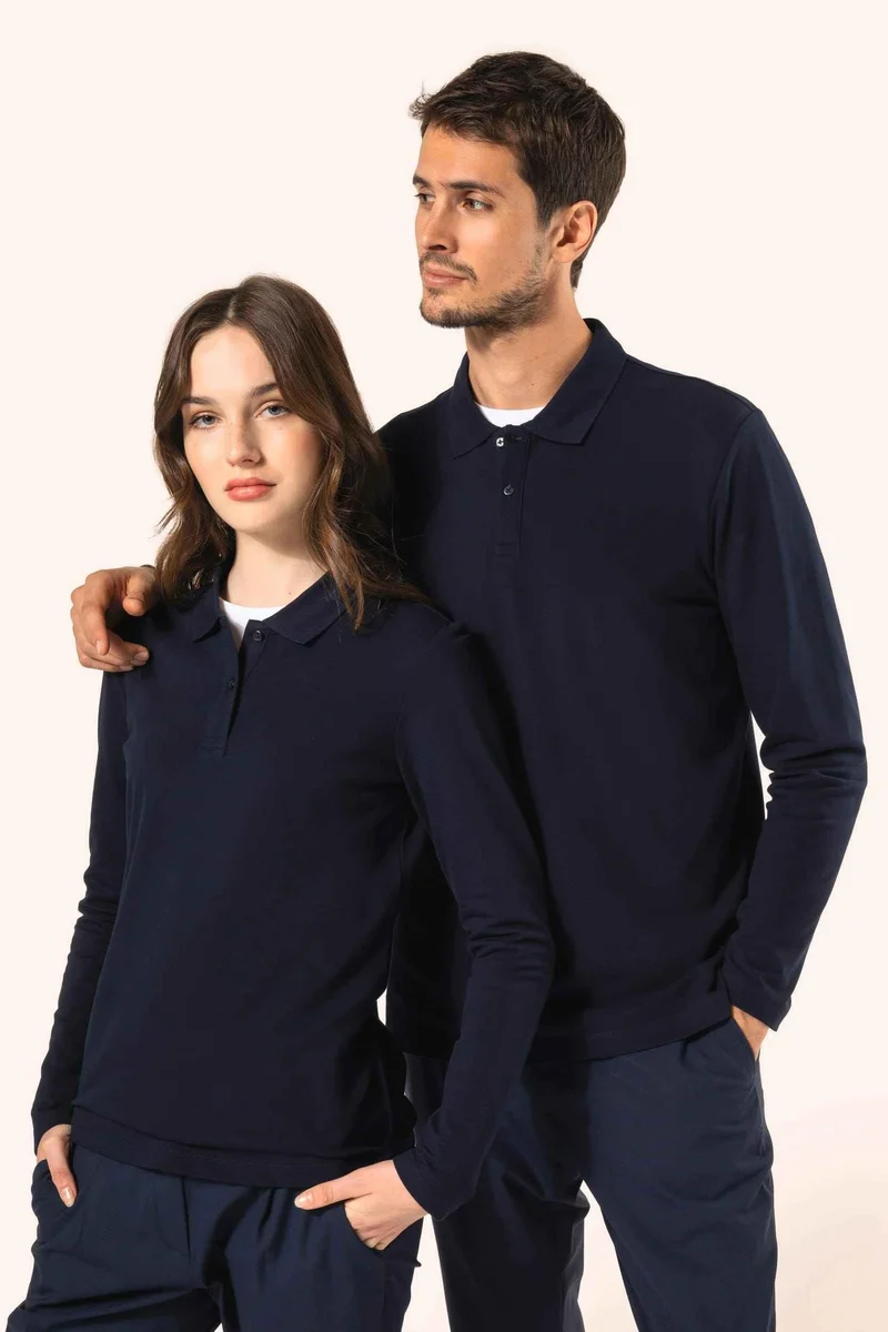 PK203 - Polo Supima® manches longues femme