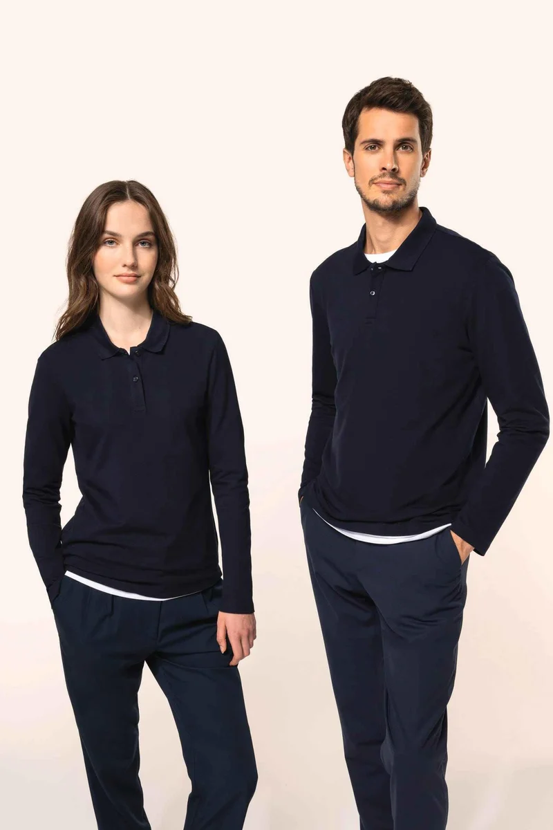 PK203 - Polo Supima® manches longues femme