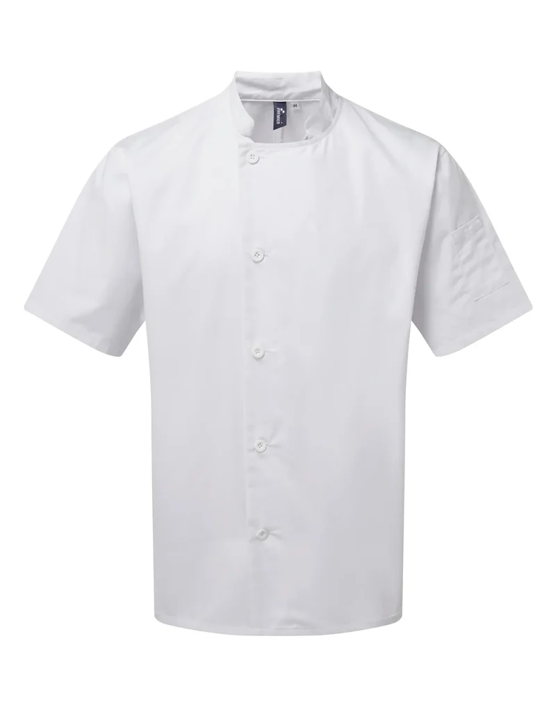 PR900 - Veste chef cuisinier manches courtes "Essential"