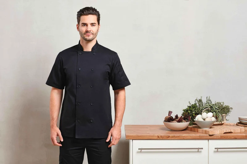 PR656 - Veste de cuisine manches courtes