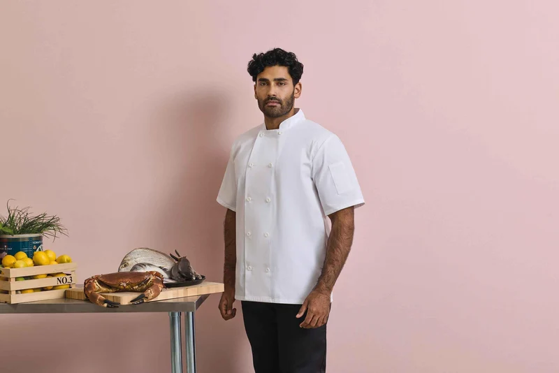 PR656 - Veste de cuisine manches courtes