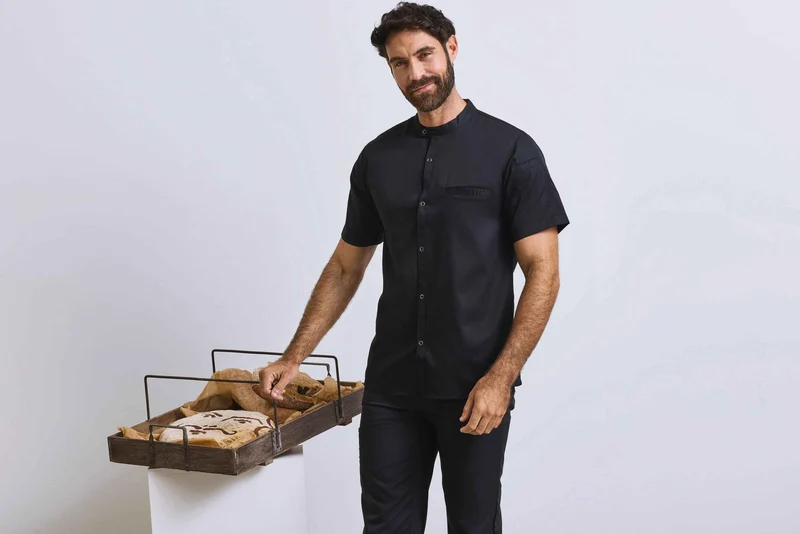 PR904 - Veste chef cuisinier manches courtes