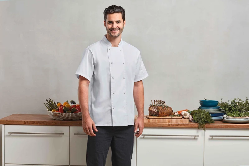 PR902 - Veste chef cuisinier manches courtes Coolchecker®