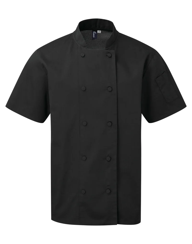 PR902 - Veste chef cuisinier manches courtes Coolchecker®