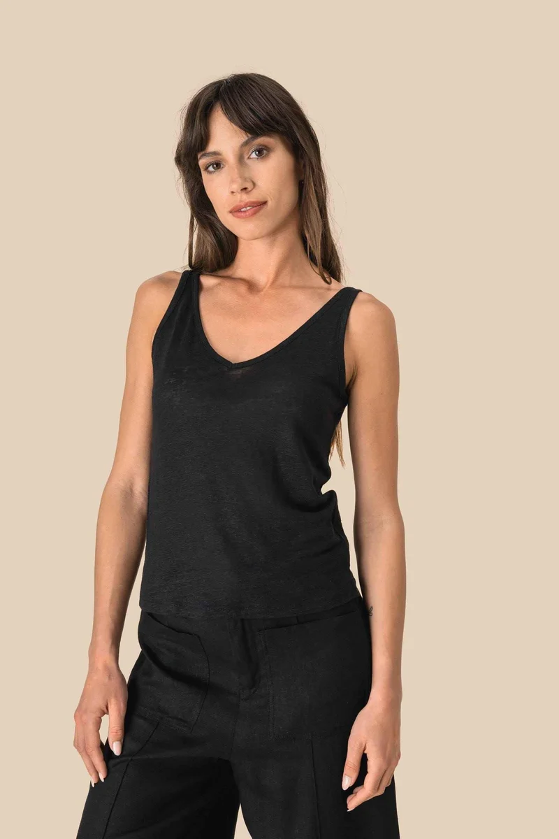 SP343 - Débardeur en lin femme