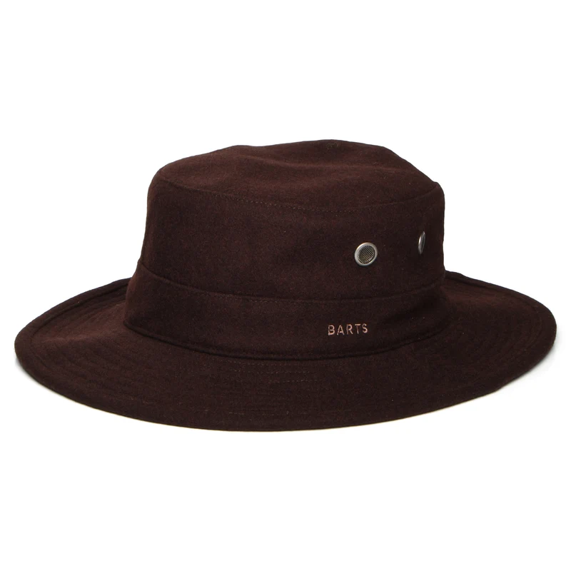 Chapeau Hiver en Laine Mélangée Deirmid marron foncé BARTS