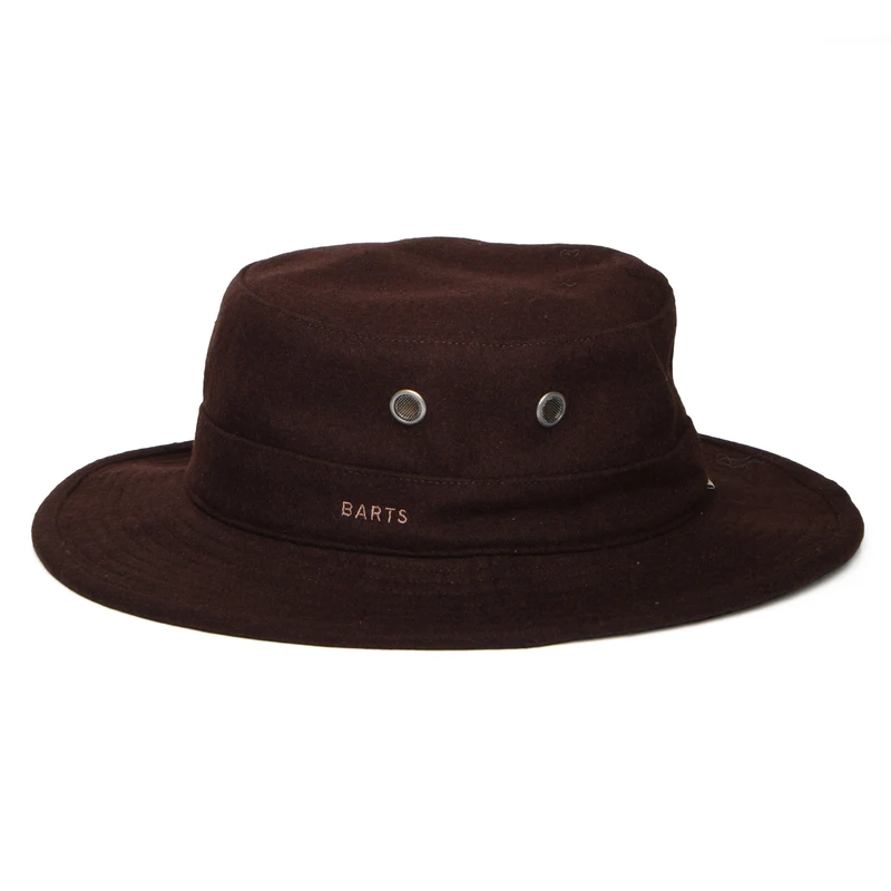 Chapeau Hiver en Laine Mélangée Deirmid marron foncé BARTS