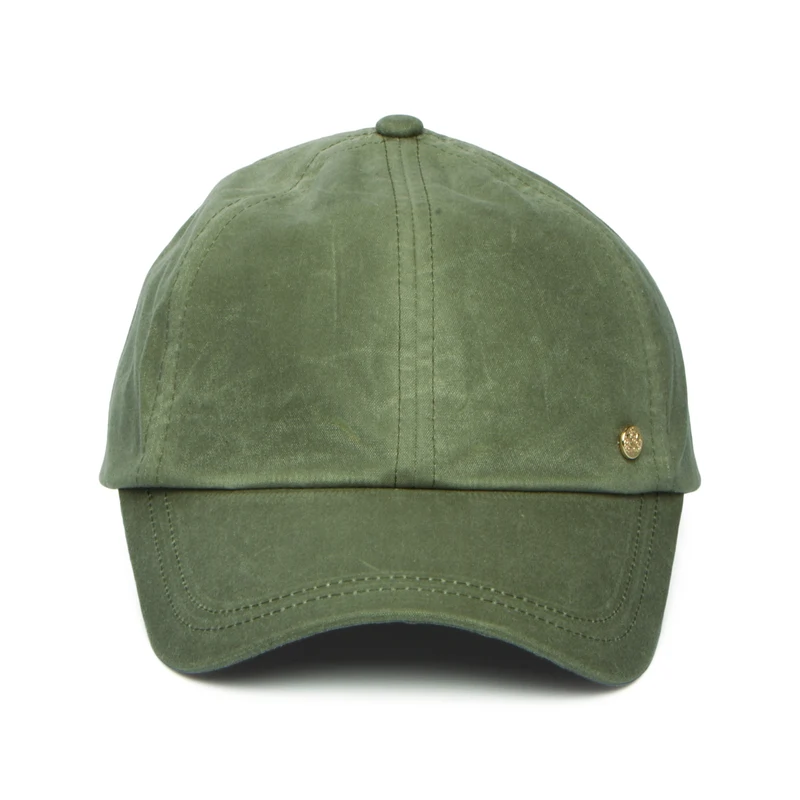 Casquette Femme en Coton Ciré Britannique sauge FAILSWORTH