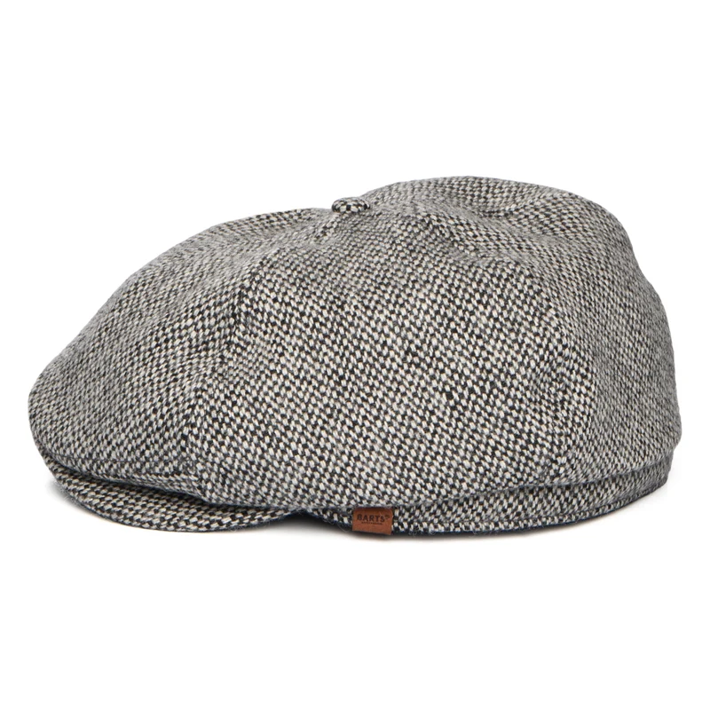 Casquette Gavroche en Laine Mélangée Jamaica gris chiné BARTS