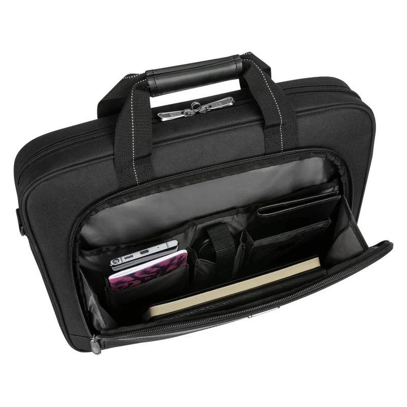 15.6" Classic Slim Briefcase - Noir