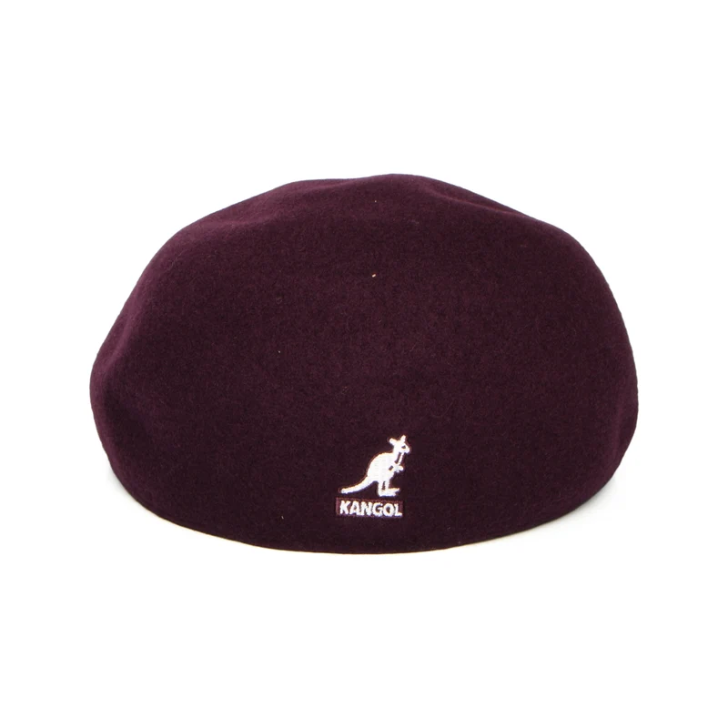 Casquette Plate en Laine 507 Seamless vin foncé KANGOL