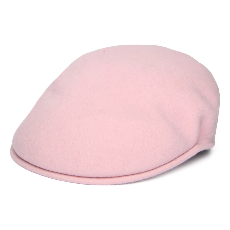 Casquette Plate en Laine 504 rose ballet KANGOL