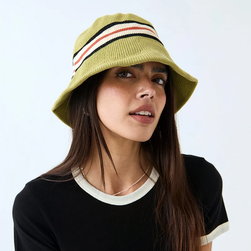 Chapeau Bob Tricot Pliable Redding vert-multi BRIXTON